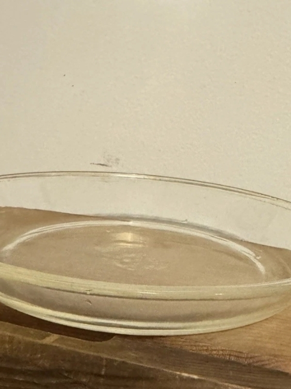 Fire King Clear Glass Oval Serving Dish - Transparent
